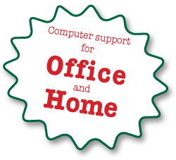Computer support for office and home.